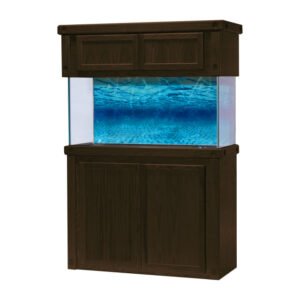 R&J 72"Lx18"W Oak Empire Rectangular Aquarium Stand